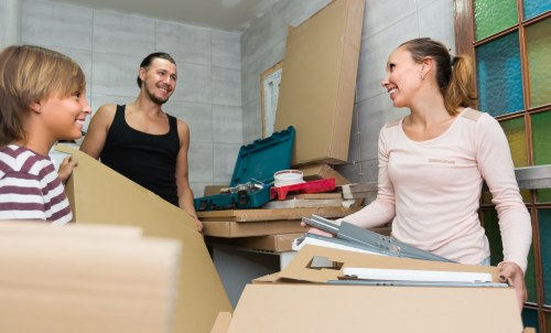 Same day removals team handling a local Brockley property move