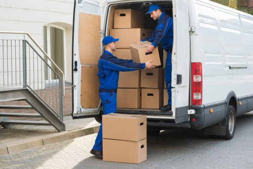 Removal van in Brockley for local house moving