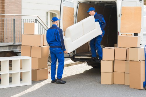 Professional Man and Van in Brockley managing careful item loading