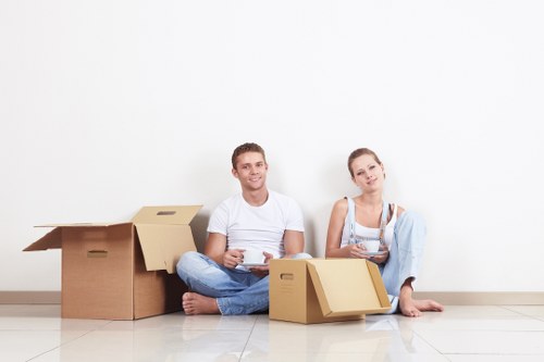 Moving boxes and packing supplies for home moves in Brockley