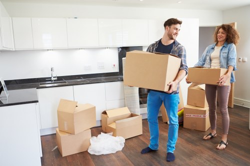 Business relocation logistics in Brockley with office furniture transport